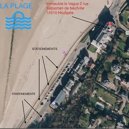 Grand Confort Bord De Rez-de-chaussee La Vague Apartmán *